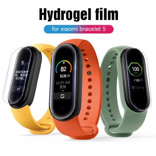 ฟิล์มกันรอยหน้าจอ 12 ชิ้นสําหรับ xiaomi mi band 5 miband miband5 ฟิล์มอ่อน ฟิล์มไฮโดรเจล
