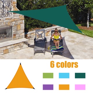 [🚚 พร้อมส่ง] 3*3*3m Sun Shade Sail เรือใบ ม่านบังแสง UV 98% ทรงสามเหลี่ยมกันน้ํา UPF40+ กันสาดเต็นท์พับ