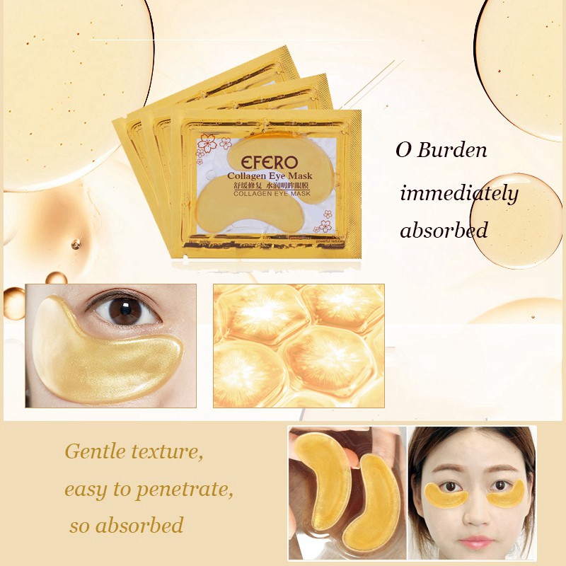 EFERO 5Pack Collagen Gold Eye Mask Eye Patch Face Mask Eye Patches