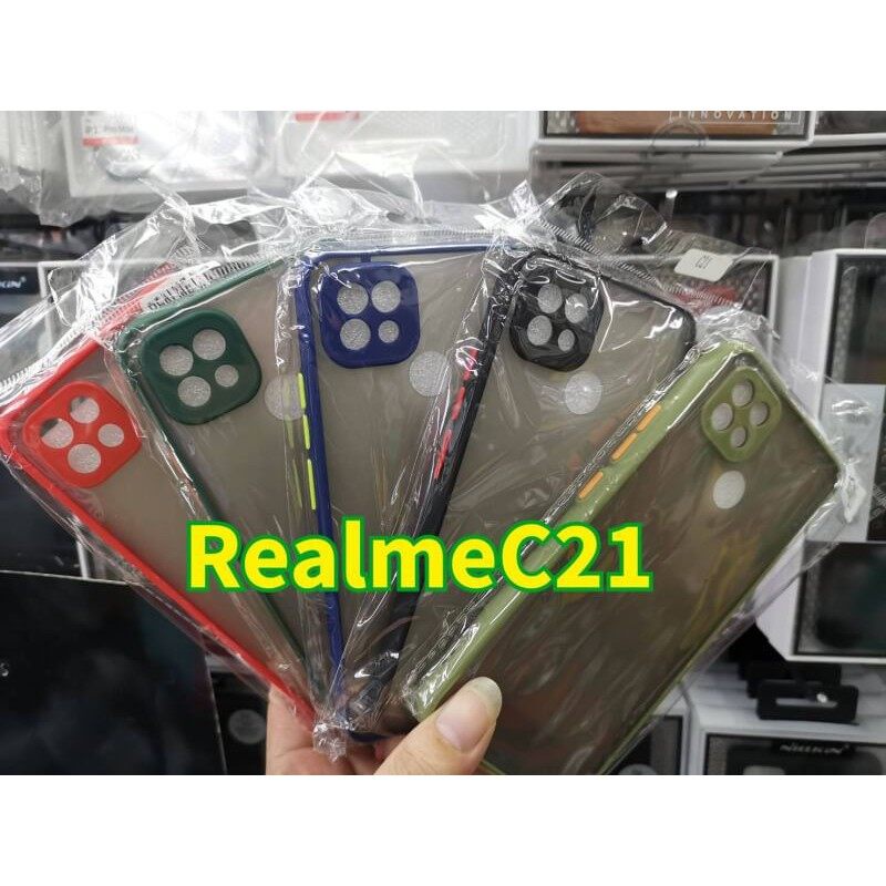 เคสมือถือ Realme C11 2021/Realme C21Y/Realme C21/Realme C20 เคสขอบนิ่มหลังแข็งขุ่นคลุมกล้อง เคสกันกระแทก ส่งจากไทย