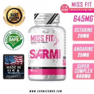 Sarms Combo Miss Fit 645mg 90 caps