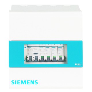 ตู้ไฟฟ้า ตู้คอนซูมเมอร์ยูนิต+ MAIN/RCBO SIEMENS 4 ช่อง 50A เบรกเกอร์ ตู้ไฟ งานระบบไฟฟ้า C-UNIT+ MAIN/RCBO 4 CHANNELS 50A