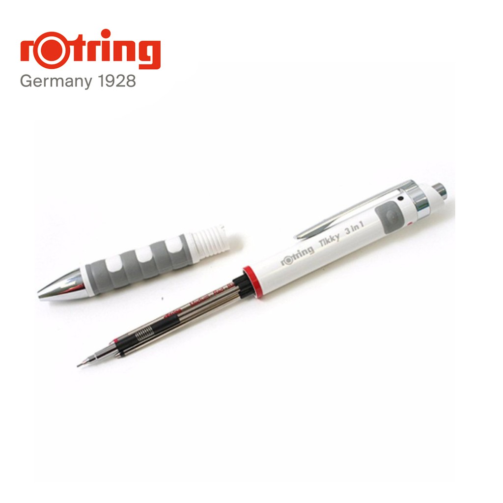 Rotring ปากกา Tikky 3 IN 1 Multi pen สีขาว