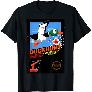 เสื้อยืดผ้าฝ้าย ไอเทมเด็ด!!เสื้อยืด พิมพ์ลายกราฟฟิค Nintendo NES Duck Hunt สไตล์วินเทจ เรโทร สําหรับครอบครัว และผู้ใหญ่