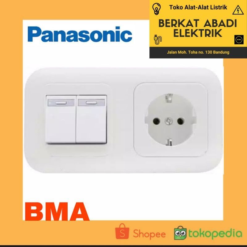 ID PANASONIC สวิตช์ HOTEL SERIES + ปลั๊ก NCP WIDE SERIES