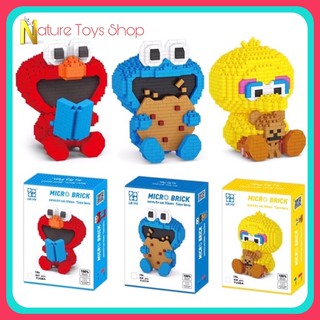 ตัวต่อนาโนไซส์ XL Boyu 7146A-7148A Sesame Street