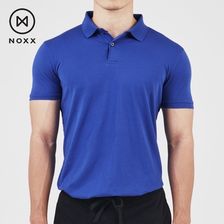 Noxx Polo T-shirt: เสื้อยืด โปโล สีน้ำเงิน Cobalt Blue