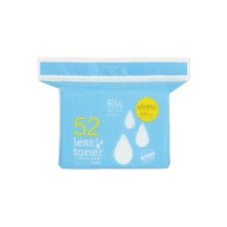 สำลีแผ่น RII 52 Less Toner Cotton Pads (Refill) 240 แผ่น #ถุงสีฟ้ารีฟิล