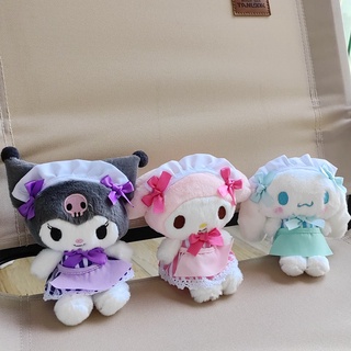 Gp1 พวงกุญแจ จี้ตุ๊กตาแม่บ้าน Sanrio Cinnamoroll Kuromi Melody Purin PG1 สําหรับเด็กผู้หญิง