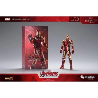 (ดูโค้ด หน้าร้าน) [ZD Toys] 1/10 : Iron Man MARK 43