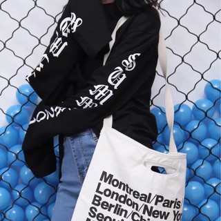 SALE ! พร้อมส่ง &gt; เสื้อแขนยาวเกาหลี แนวฮิปสเตอร์