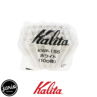 Jario x Kalita Wave กระดาษกรองกาแฟแบบหยัก 100 แผ่น KWF-155/185 Kalita Wave Coffee Filter 100 Sheets