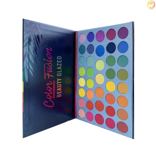 [fly-new] Beauty Glazed พาเลทอายแชโดว์ เนื้อแมตต์ กลิตเตอร์ 39 สี แบบพกพา