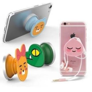 Pop Socket แหวนติดโทรศัพท์มือถือ 3D (เอพีช)