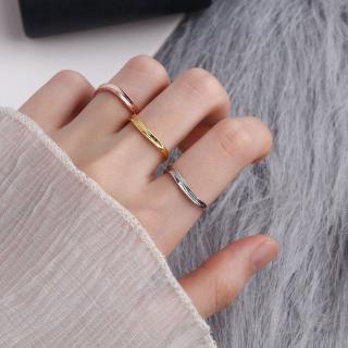 แหวนเซต ปรับขนาดได้ Minimalist INS Popular ผู้ชายและผู้หญิง Friends Couple Fashion Ring Set Jewelry