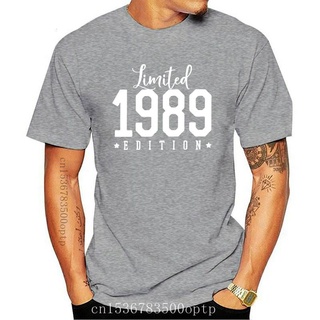 [COD]เสื้อยืดแขนสั้น ผ้าฝ้าย ลาย Limited 1989 Edition สําหรับผู้ชาย