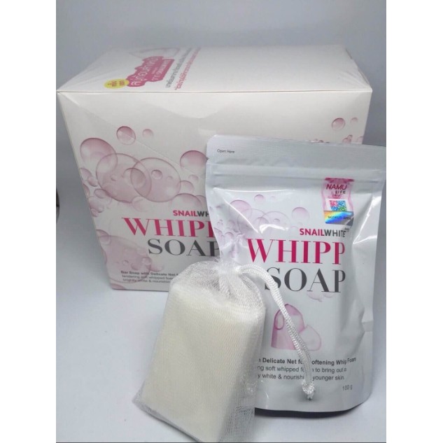 Snail White Whipp Soap by Namu Life