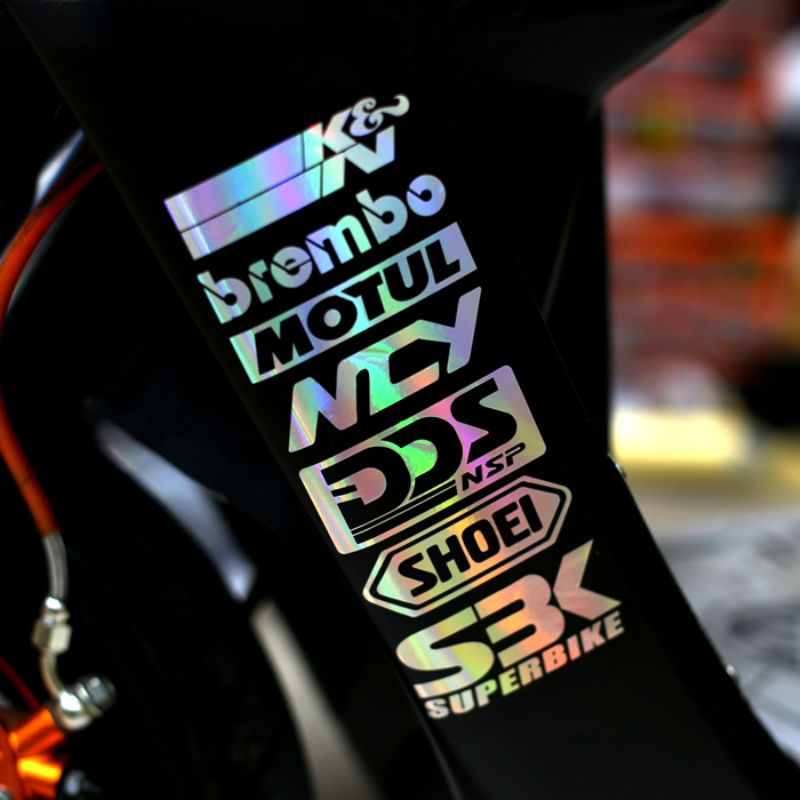 สติกเกอร์สะท้อนแสง ติดด้านข้างรถจักรยานยนต์ สําหรับ Vespa Sprint 150 GTS300