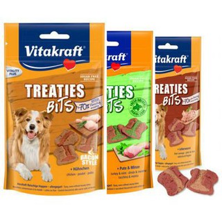 Vitakraft ขนมสุนัข TREATIES BITS 144 g