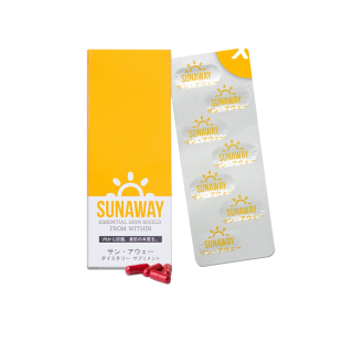 [1 แถม 1] MYSC SunAway มิสส์ ซันอะเวย์ วิตามินกินกันแดด ลดแดง ลดแสบผิว ป้องกันผิวจากภายใน