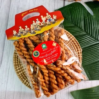 กินเพลิน✨200 กรัม ขนมเกลียวสุคนธา ขนมเกลียวสูตรโบราณ เกลียวสุคนธา