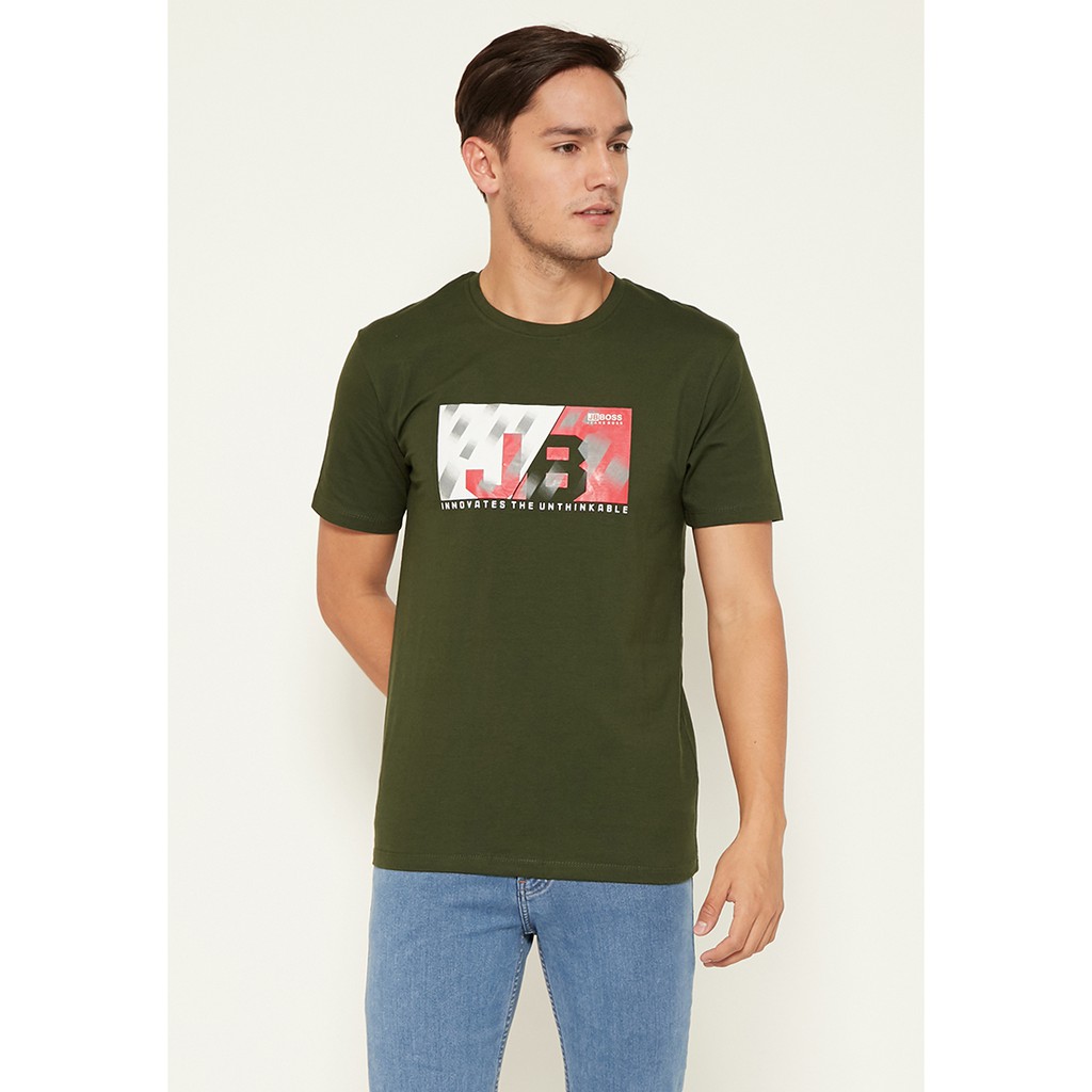 เสื้อยืด Jboss Cotton Jersey 355 (สีเขียวมะกอก)