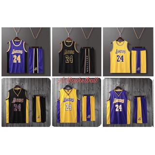 เสื้อบาส ชุดบาสทีม LAKERS เบอร์24 BRYANT