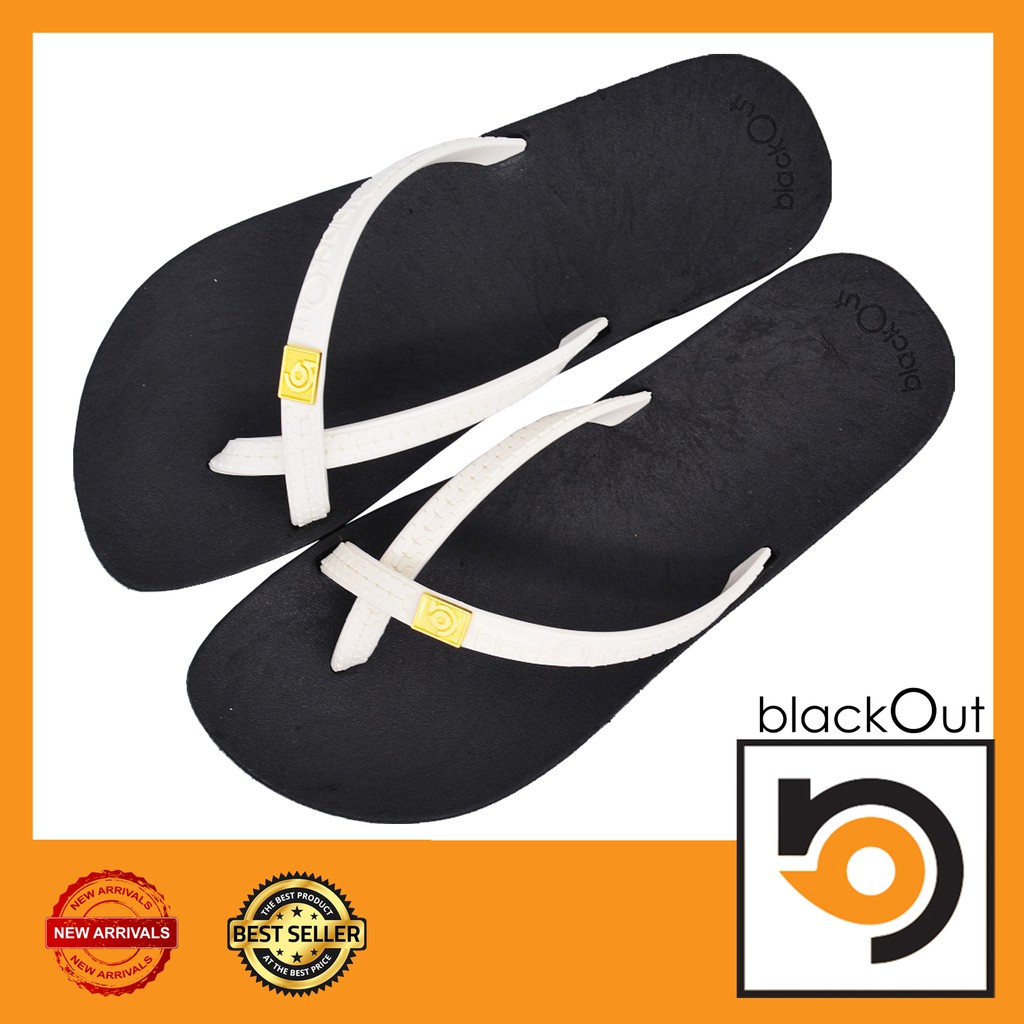 BlackOut Toeloop รองเท้าแตะ คีบโป้ง รองเท้ายางกันลื่น ลายเพ้นท์