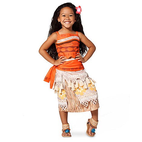 ชุดแฟนซีเด็กหญิง Moana Costume for Kids ไซส์ XS(4) ของ Disneystore จากอเมริกา