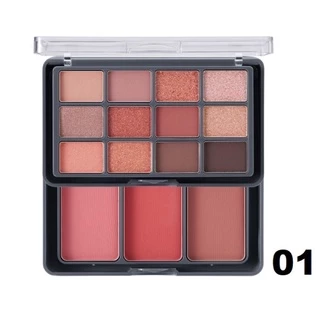 Odbo Mini Eyeshadow & Blush OD1045 : โอดีบีโอ มินิ อายแชโดว์ แอนด์ บลัช