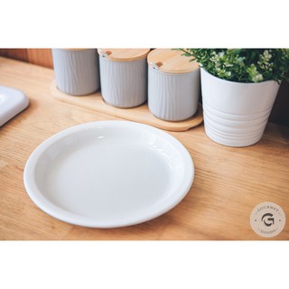 Gourmet Goods จานEgendom จานเคลือบ จาน Egendom Plate จานสีครีม จานอีนาเมล จานEnamel