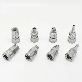 คอปเปอร์ ข้อต่อสวมเร็ว ขนาด 1/4" ( 2หุน ) มีแบบต่างๆให้เลือก
