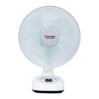 พัดลมตั้งโต๊ะ พัดลมตั้งโต๊ะ KENDENNE KN-5912S 12 นิ้ว สีขาว พัดลม เครื่องใช้ไฟฟ้า DESK FAN KENDENNE KN-5912S 12" WHITE