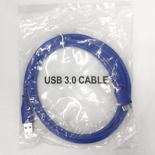 USB 3.0 to Micro B Cable ยาว 1.5M  สีดำ/สีฟ้า