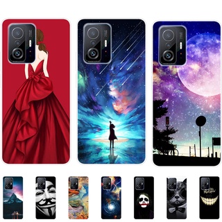 เคส Xiaomi Mi 11T / Mi 11T Pro เคสซิลิโคน Soft Back Cover Xiaomi 11T Pro 11TPro Phone Case Silicone เคส