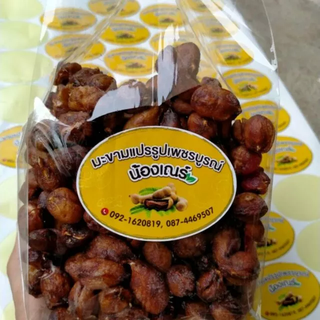 มะขามหวานข้อเดียวแกะเมล็ด 500 กรัม