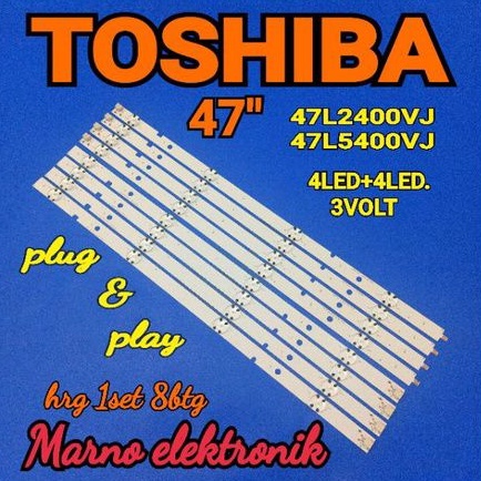 TOSHIBA 47INCH LED TV BACKLIGHT 47L2400VJ 47L5400VJ BL TOSHIBA 47IN 47L2400 47L5400 ใหม่