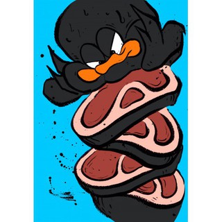 Art Print - Daffy Duck (Artist by Chino Lam)