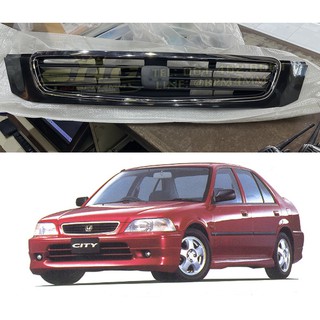 กระจังหน้า หน้ากระจัง ชุบโครเมี่ยม Honda CITY 1996 เทียบแท้