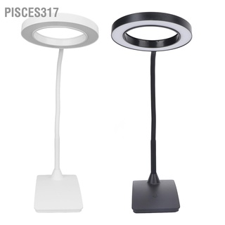 Pisces317 LED Desk Lamp 360° Bendable Stepless Dimming 3 Color Modes Eye Protection USB Tattoo Light for Study Nail Art