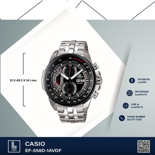 นาฬิกาข้อมือ Casio รุ่น EF-558D-1AVUDF Edifice- นาฬิกาข้อมือ