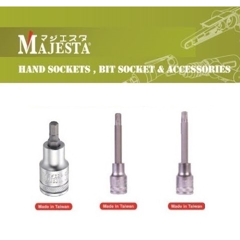 1/2" Dr Hex Bit Socket CRV 7,8,10,12mm X 100mm (L) , 1/2" Dr Star Bit Socket CRV T25,30,45,50 X 100m