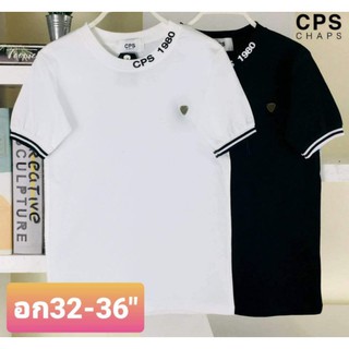 เสื้อยืดคอกลมแขนสั้นสกีนตรงคอเก๋ๆแขนจั้มสีพื้นเท่ห์สุดๆผ้าดีมาก