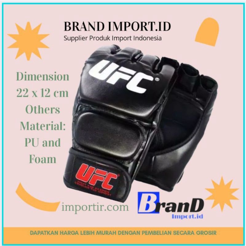 (ต้นฉบับ 100%) MMA UFC นวมชกมวยไทยหนัง