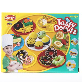 ProudNada Toys ของเล่นเด็กชุดแป้งโดว์โดนัท  Keylucker Tasty Donuts NO.KA4008B