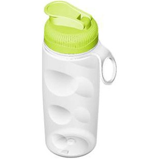 ✨นาทีทอง✨ ขวดน้ำทรงกลม JCJ PET 0.5 ลิตร ฝากดเขียว ภาชนะใส่น้ำและน้ำแข็ง PET WATER BOTTLE WITH PRESS LID JCJ 0.5L GREEN