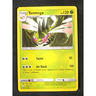 Yanmega Stage 1 3/236 เมกะยันมะ Pokemon Card (Normal) ภาษาอังกฤษ