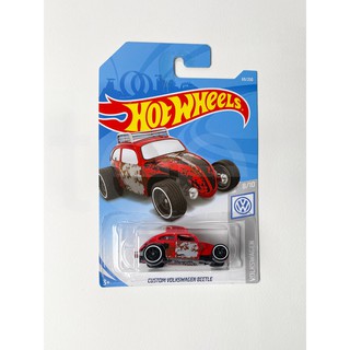 Hotwheels Custom Volkswagen Beetle-Red color