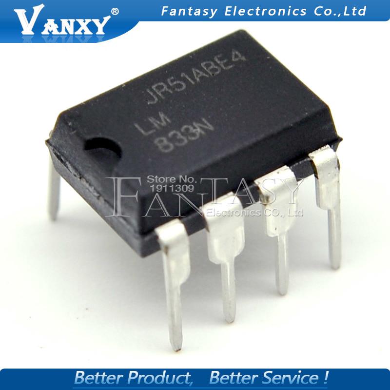 10PCS LM833N DIP8 LM833 DIP new and original IC