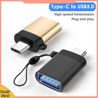 Hw-ĕ อะแดปเตอร์แปลงสายชาร์จ Usb 3.0 Female to Type-C Male OTG สําหรับแล็ปท็อป